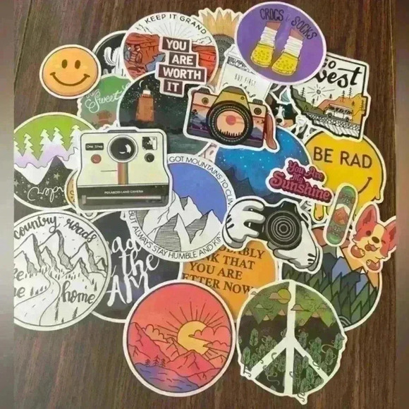 Other - 💚 53 Variety Trendy Aesthetic 2-4 Inch Nature Photography Sticker